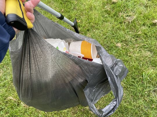 Sunday afternoon litter pick