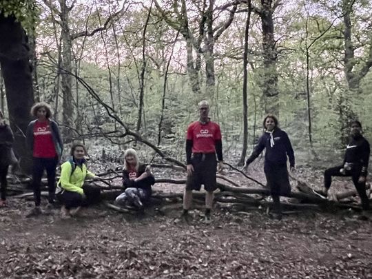 Coldfall bathing with goodgym barnet.