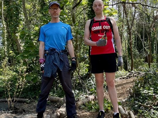 Goodgym Barnet logged on to biodiversity week