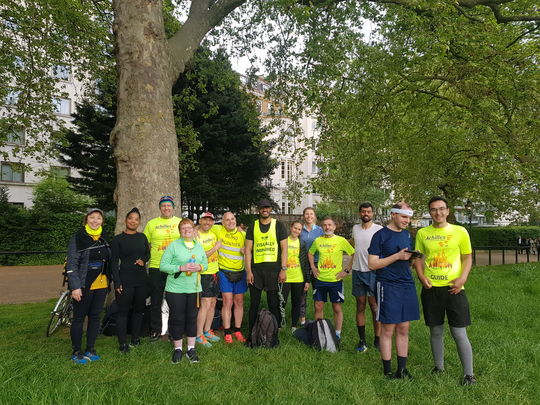 Goodgym & Achilles in Green Park