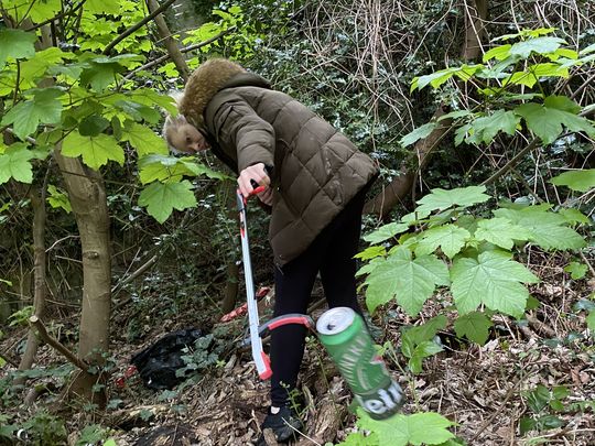 Picking Litter and Climbing Hills 