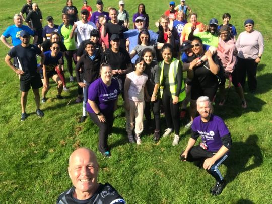 Run leading for Edgbaston Reservoir Running and Wellbeing Group