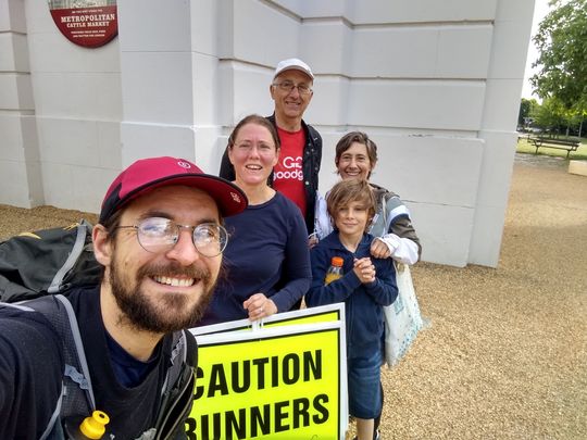 Triple Task Sunday: Caledonian Junior parkrun marshalling