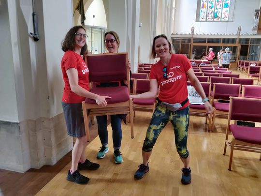 Musical Chairs at St Marks church 