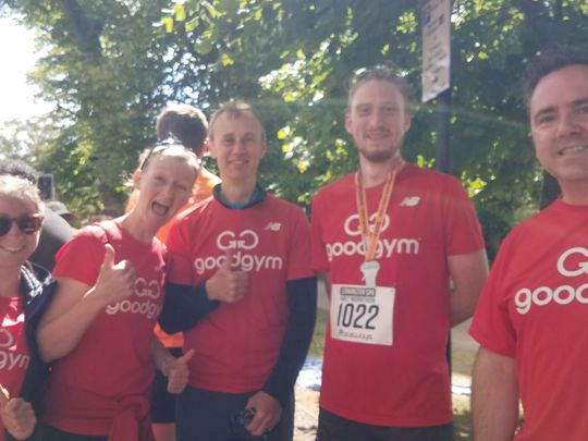 A Great GoodGym Get Together in Leamington - not half!