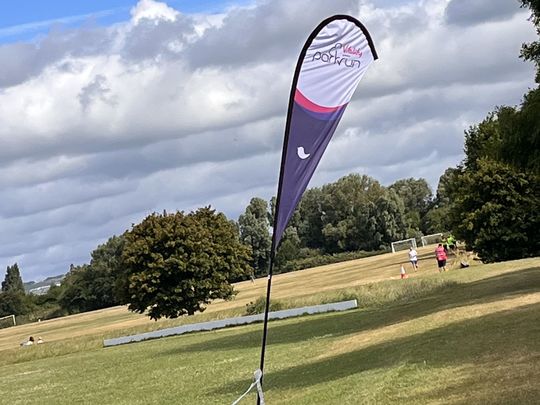 Breezy morning at the  Park Run