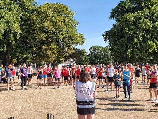 Fun in the sun at Charlton parkrun 