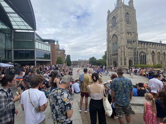 Pride outside the forum 