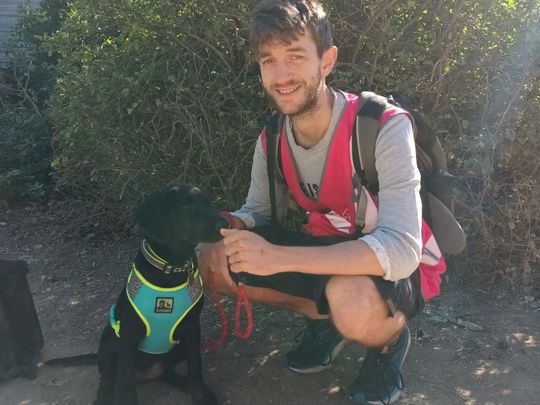 Puppy parkrun volunteering