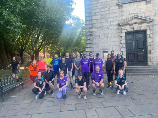 GoodGym COBS and Run Brum Crew united by Birmingham!