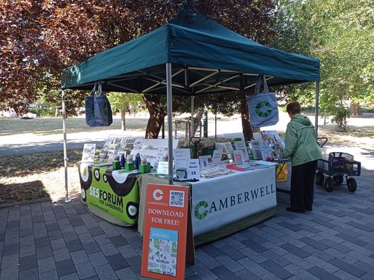 Barbara's stall with the latest news