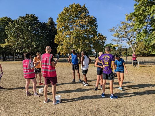 Please keep your parkruns within arms reach