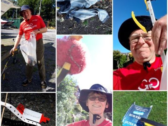 GoodGym picking a fight with litter in August