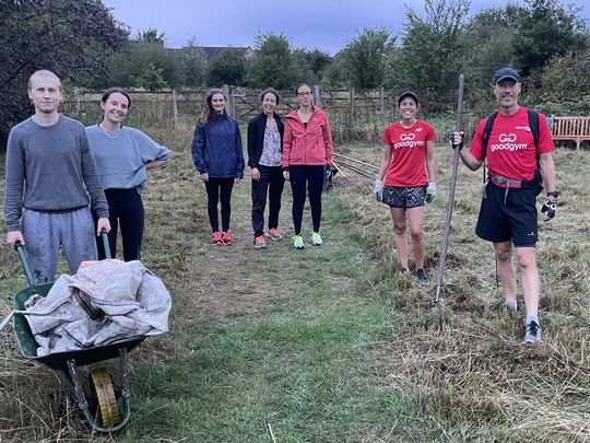 It was the last straw for Goodgym Barnet on its sixth birthday!