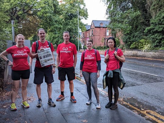 Tuesday night group run: WET'S roll! 