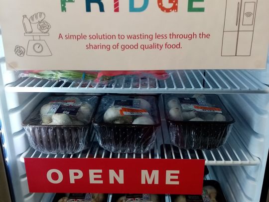 Not Mush-Room in the Community Fridge