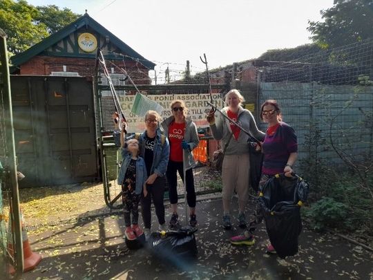 Assault Course Litter Pick Conker-ed!