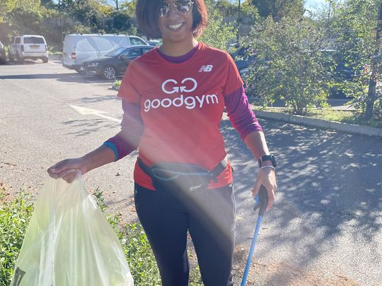 Just a litter parkrun 