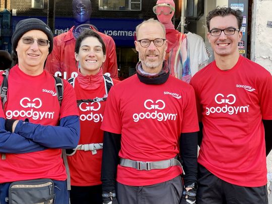 GoodGym not cop ing out of this one!