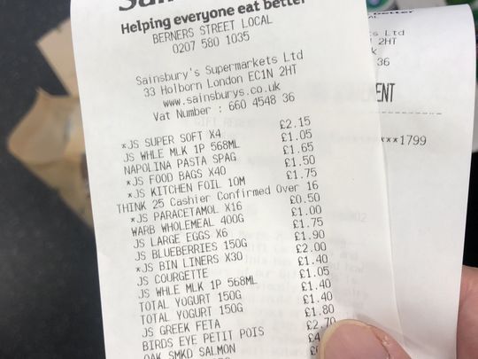 Sainsbury’s run