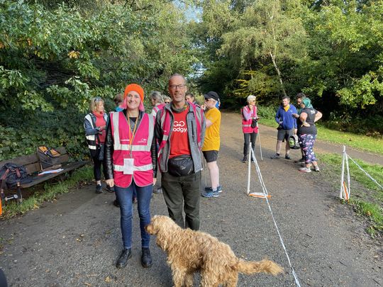 Scanning & Marshalling the  troops  of runners 