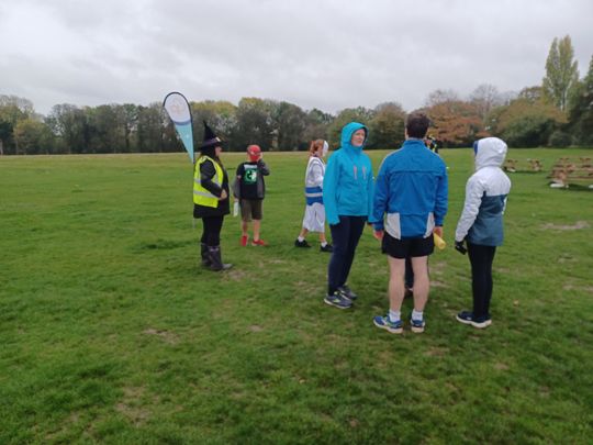 Spooky Eltham junior Parkrun