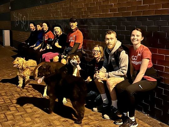 GoodGym dogs - Leaf it out!