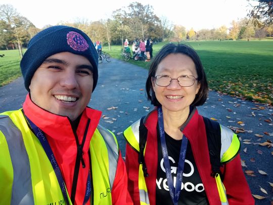 Finally, better weather for a Junior parkrun