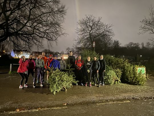 On the 3rd day of January Goodgym gave to me…. 12 strong people and lots of Christmas trees 🎶 