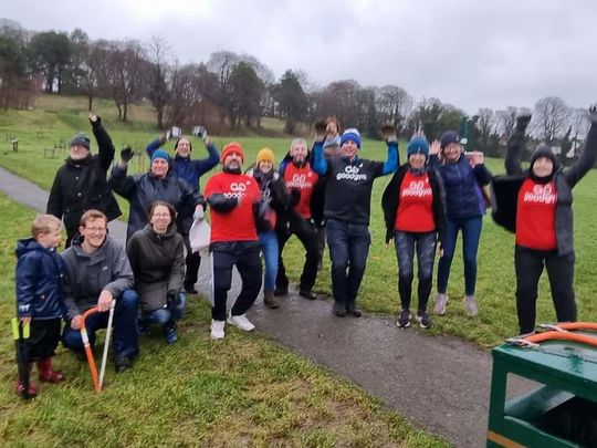 Green Flags and Litter Bags