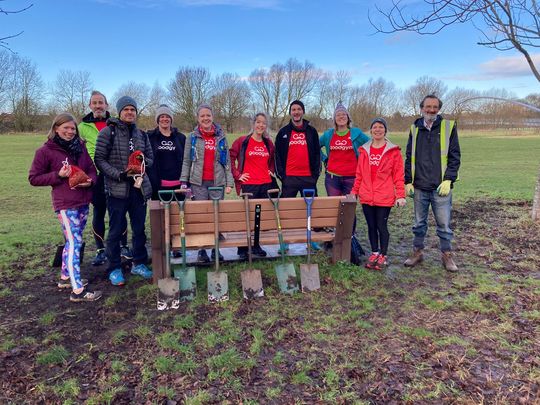 Floodchip and wildshower bulb-planting