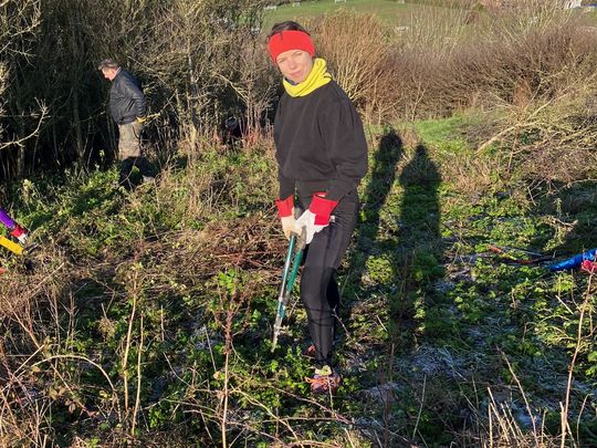 We scrubbed up well on Sheepcote Valley