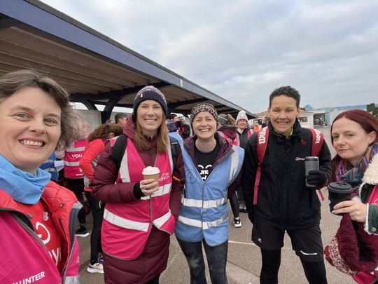 Southsea parkrun marshalling