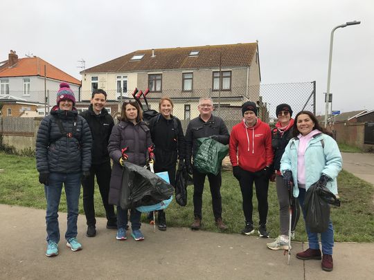 Skate Park Litter Pick 