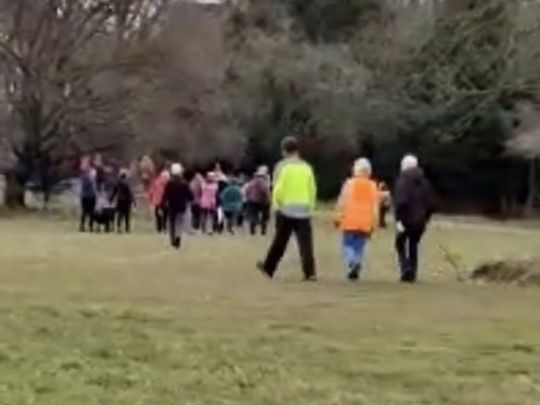 Walking at Parkrun