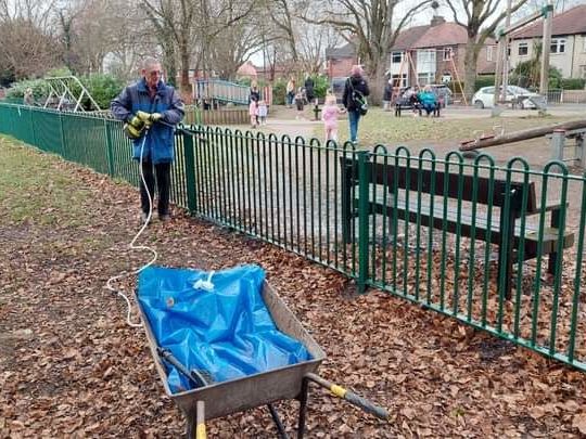 Davyhulme Park jet wash