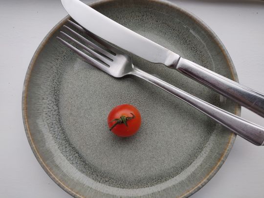 Cherries on a plate 