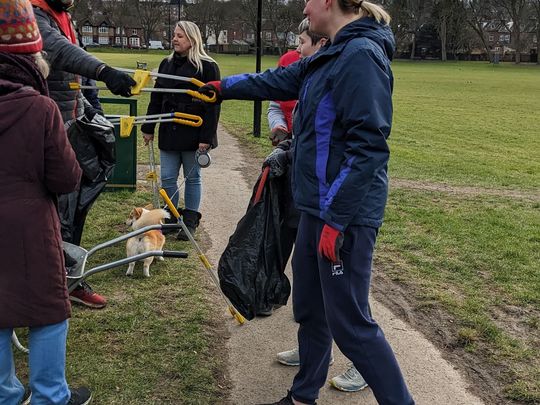 Clean green litterpicking machine