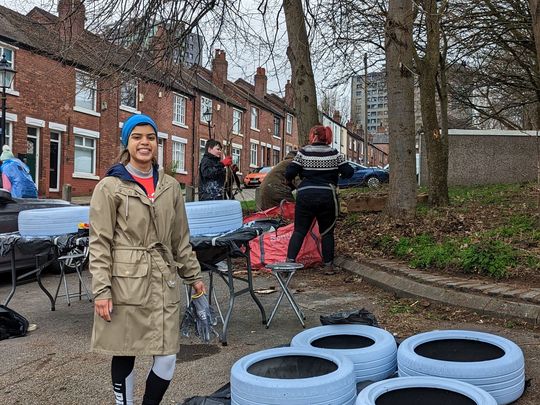 Painting TYRED us out 