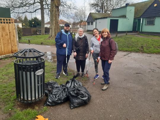 Making Charlton Park even cleaner!