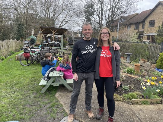 Family fun at the Hogsmill Community Garden