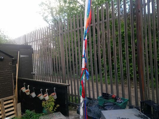 Taking down the Maypole and the Gazebos