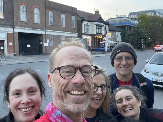 Goodgym Barnet visit the massage parlour!