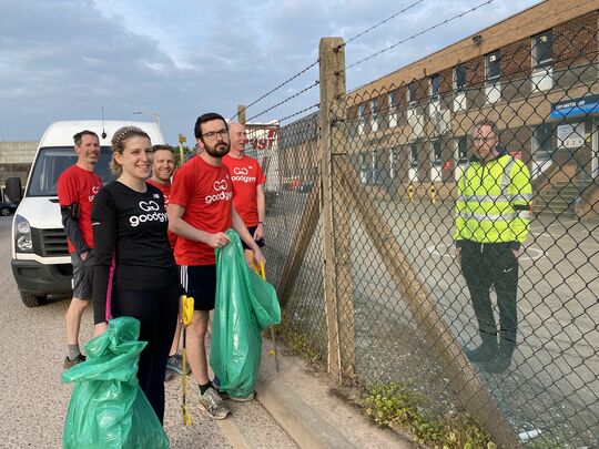 Stella night of litter picking