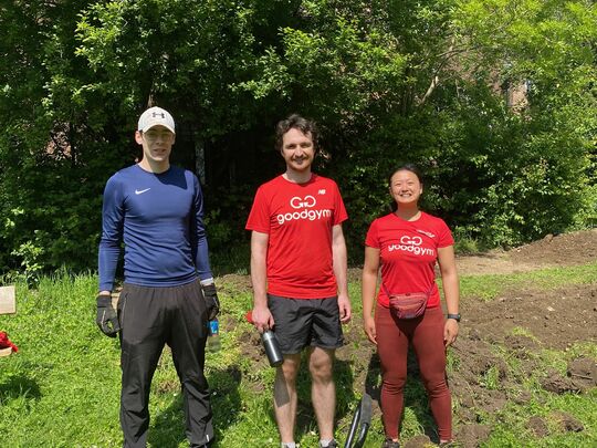 Creating a wildflower mound at Alberta Estate