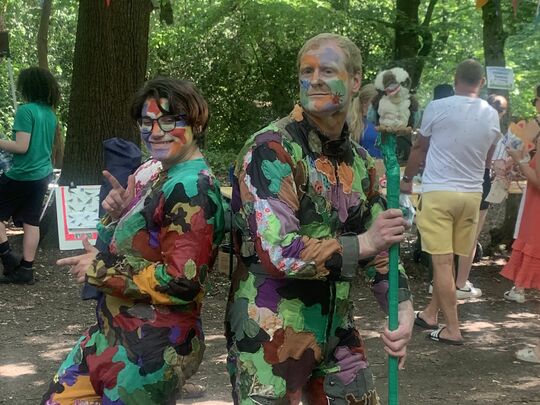 Turning a leaf at Coppetts Wood festival