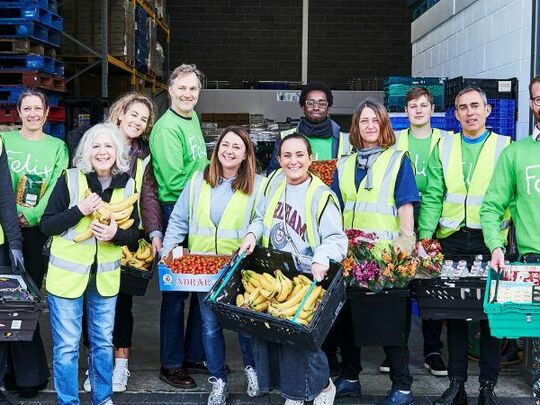 Sorting out foods, Cleaning the van or becoming a co-driver and delivering food.