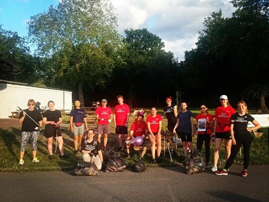 A litter of GoodGymers found in the park