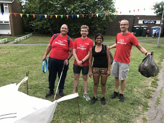 Woodthorpe summer festival tidy up