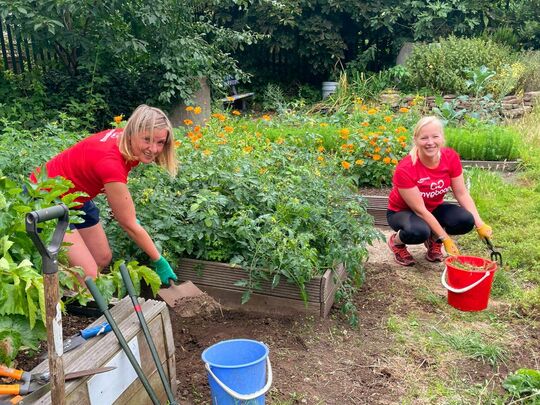 GoodGym yeah at Canbury Community Garden